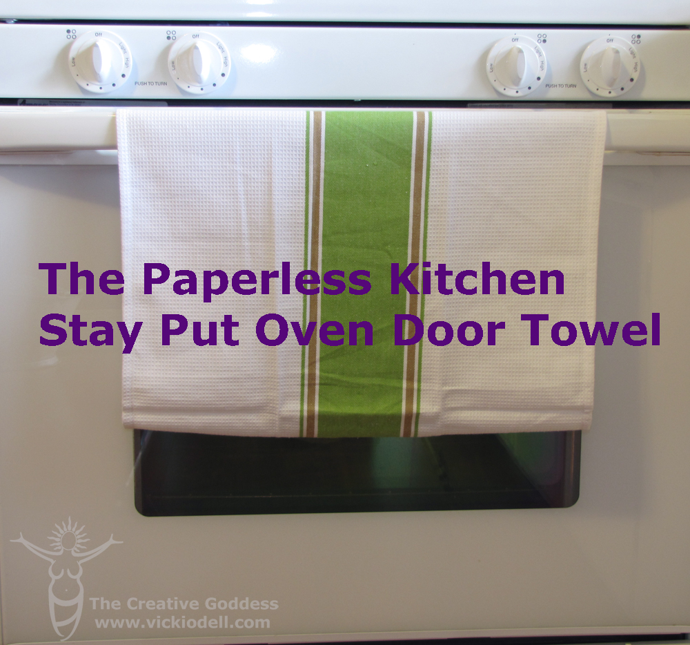 Kitchen Rules Towels, Hangs on Oven, Cabinet Doors, Dishwasher