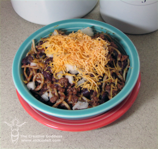 Cincinnati Chili Spaghetti