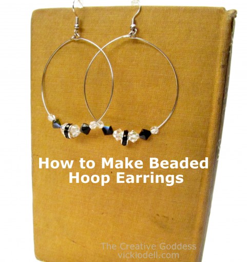How to Make Beaded Hoop Earrings