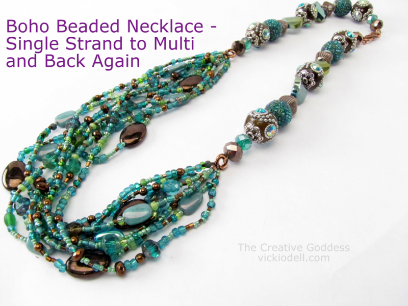 Boho Beaded Necklace - Video Tutorial