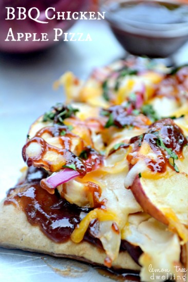 BBQ Chicken Apple Pizza 