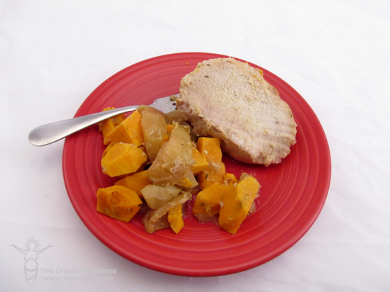 Roasted Pork Tenderloin with Sweet Potatoes and Apples