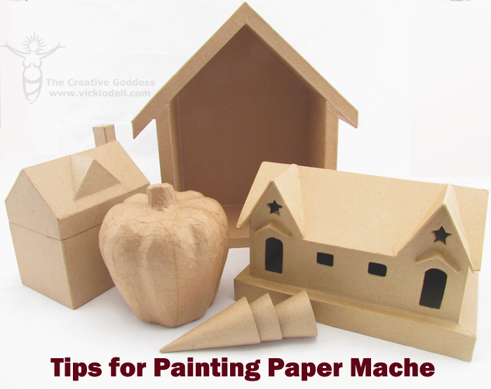 Tips for Painting on Paper Mache