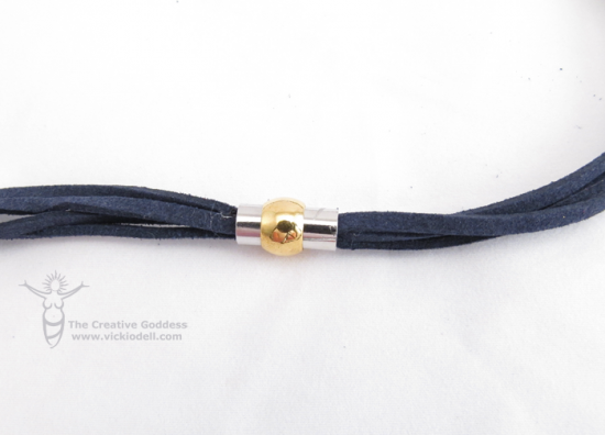 Easy DIY Suede Tassel Necklace 