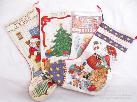 Craft Legacy: Cross Stitch Christmas Stockings