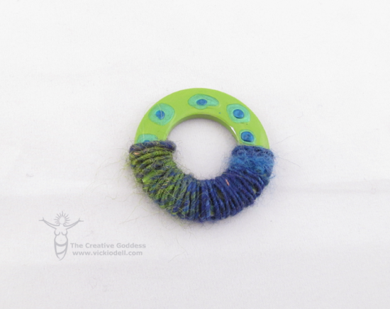 Wooly Wire Funky Pendant 