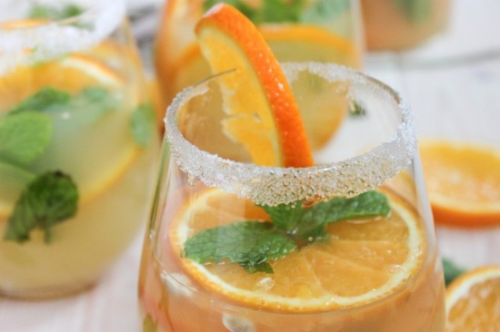 Tangerine Ginger Sake Sangria