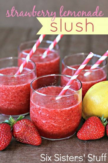 Strawberry Lemonade Slush