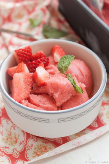 Strawberry-Orange Sorbet