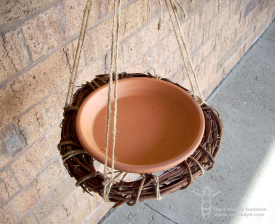 Clay Pot Bird Feeder