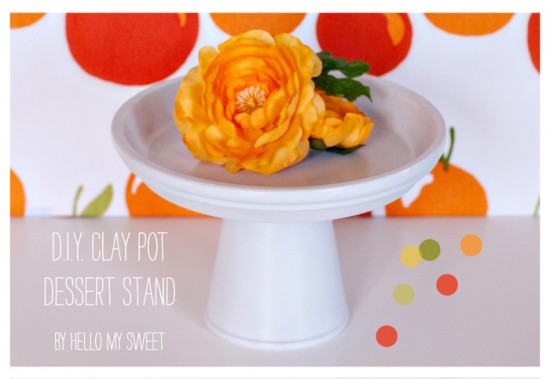 Clay Pot Cake Stands