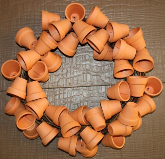 Clay Pot Crafts - Wreath