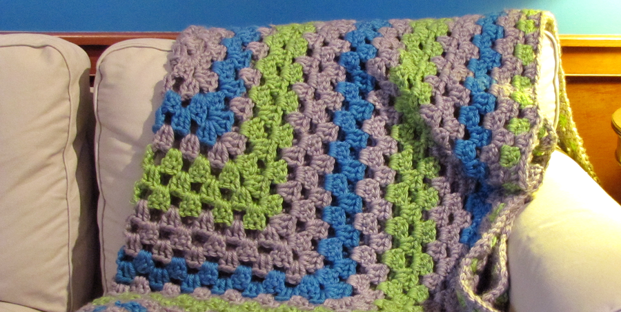 The "Chunky Granny" - Granny Square Afghan