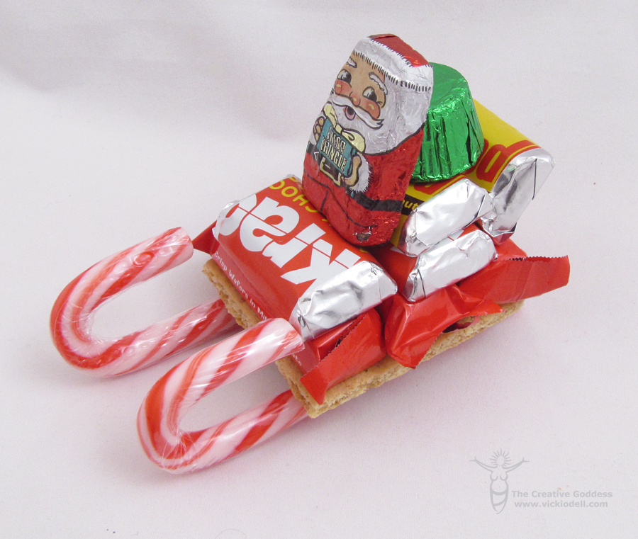 Candy Cane Sleighs with Dollar Tree’s Value Seekers Club • Vicki O'Dell