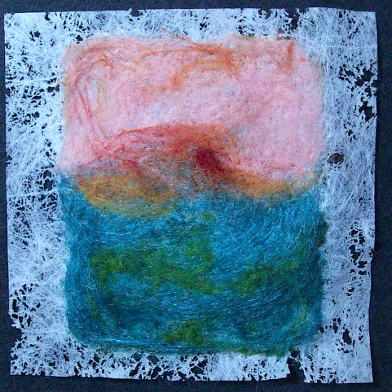 needlefelting on lutradur lisa fulmer