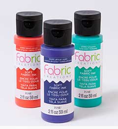 Fabric Creations™ Soft Fabric Inks