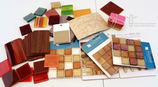 Zero Landfill Haul- Tiles and Countertop samples 