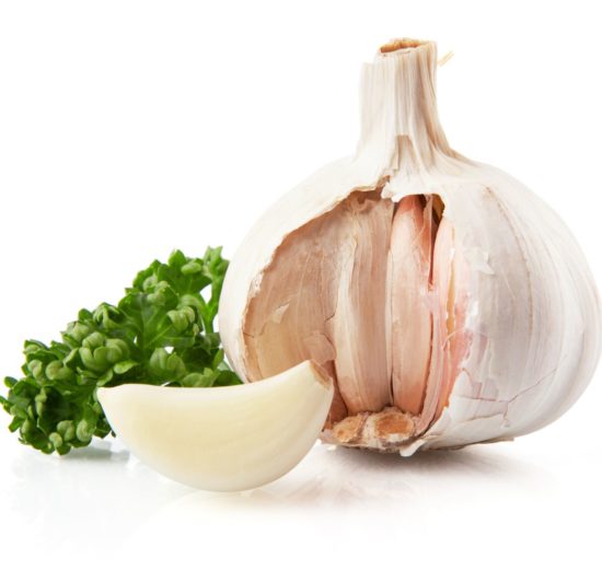 garlic and parsley