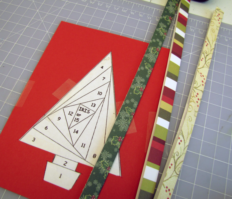 Download Iris Paper Folding Christmas Tree Card • Vicki O'Dell