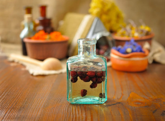 Creating an Herbal Apothecary - Rose Hip Tincture