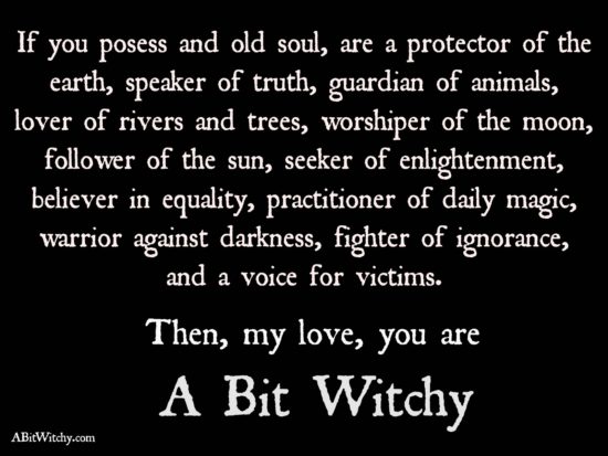 Are you a bit witchy?