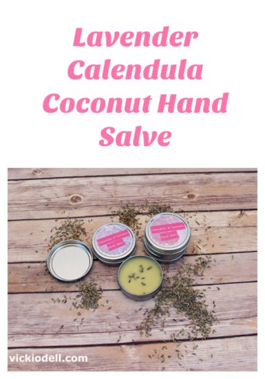 Lavender Calendula Coconut Hand Salve