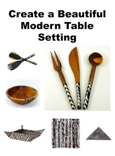 Create a Beautiful Modern Table Setting