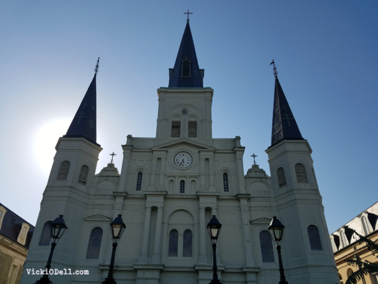 St. Louis Cathedral from Jackson Square, New Orleans LA