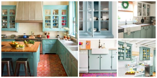 Aqua Kitchen Cabinet Inspiration 