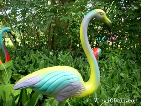 Vicki-fied Flamingos - Tie Dye Flamingoes {Flamingos}