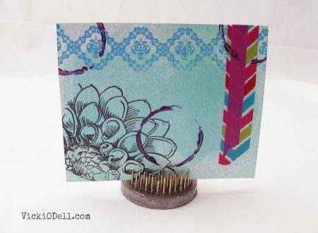 Mixed Media Greeting Card