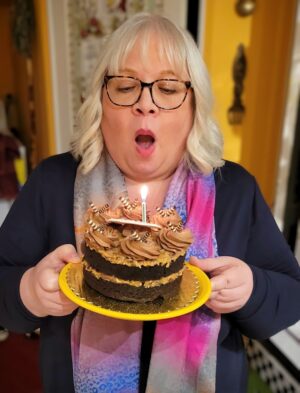 Vicki, birthday, 58, Marking Time