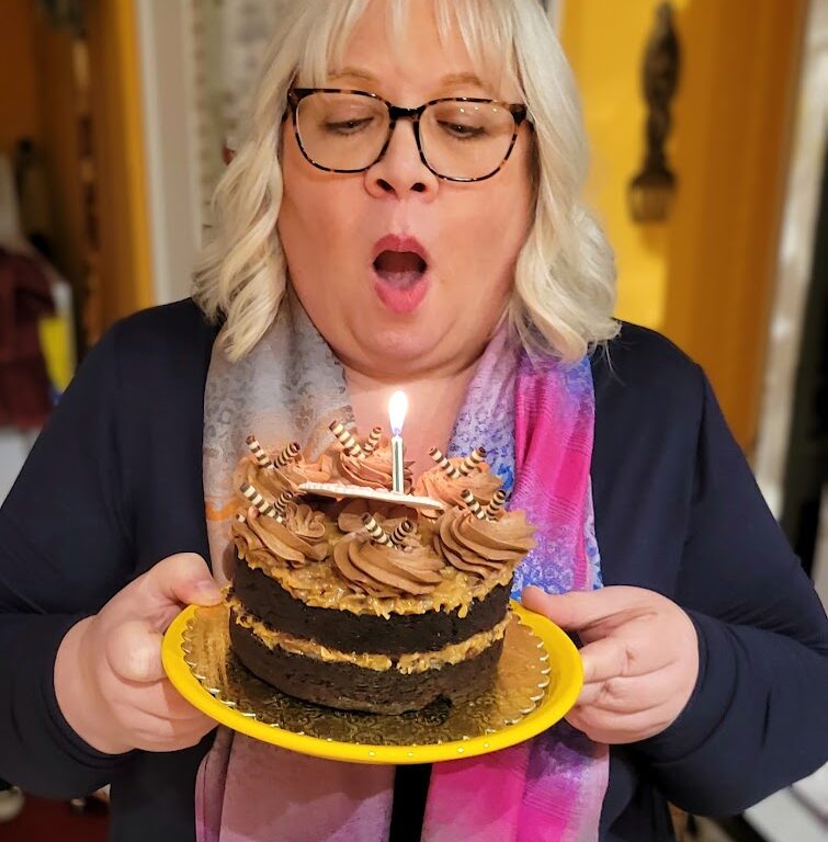 Vicki, birthday, 58, Marking Time